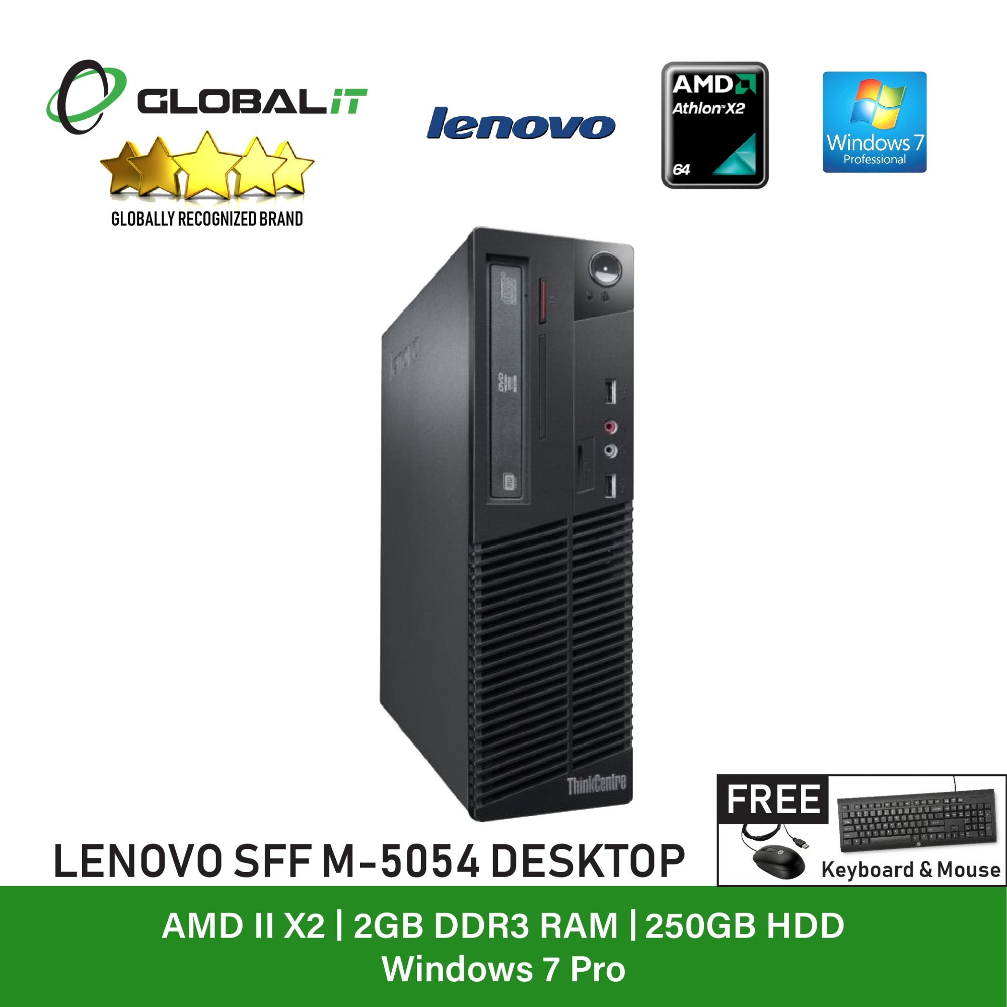 Lenovo ThinkCentre M75e type 5054 AMD SFF (Refurbished) - Global Group Lenovo ThinkCentre M75e type 5054 AMD SFF (Refurbished) - Global Group