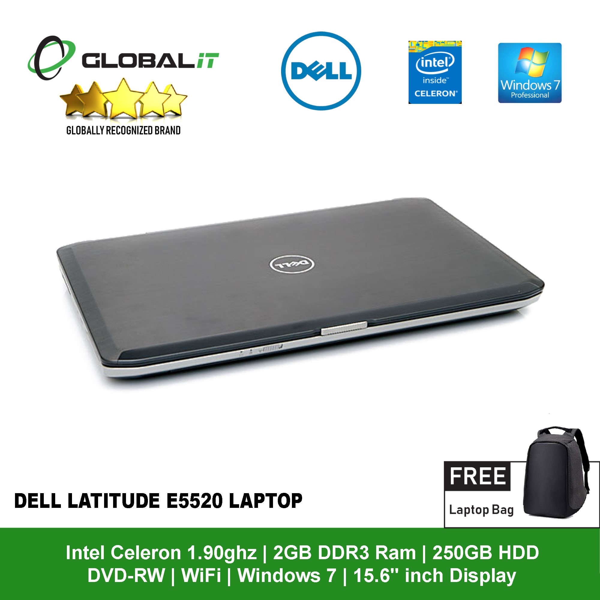 DELL Latitude E5520 Core i7 4GB 新品HDD1TB DVD-ROM 無線LAN フルHD Windows10 64bitWPSOffice 15.6インチ  パソコン  ノートパソコン