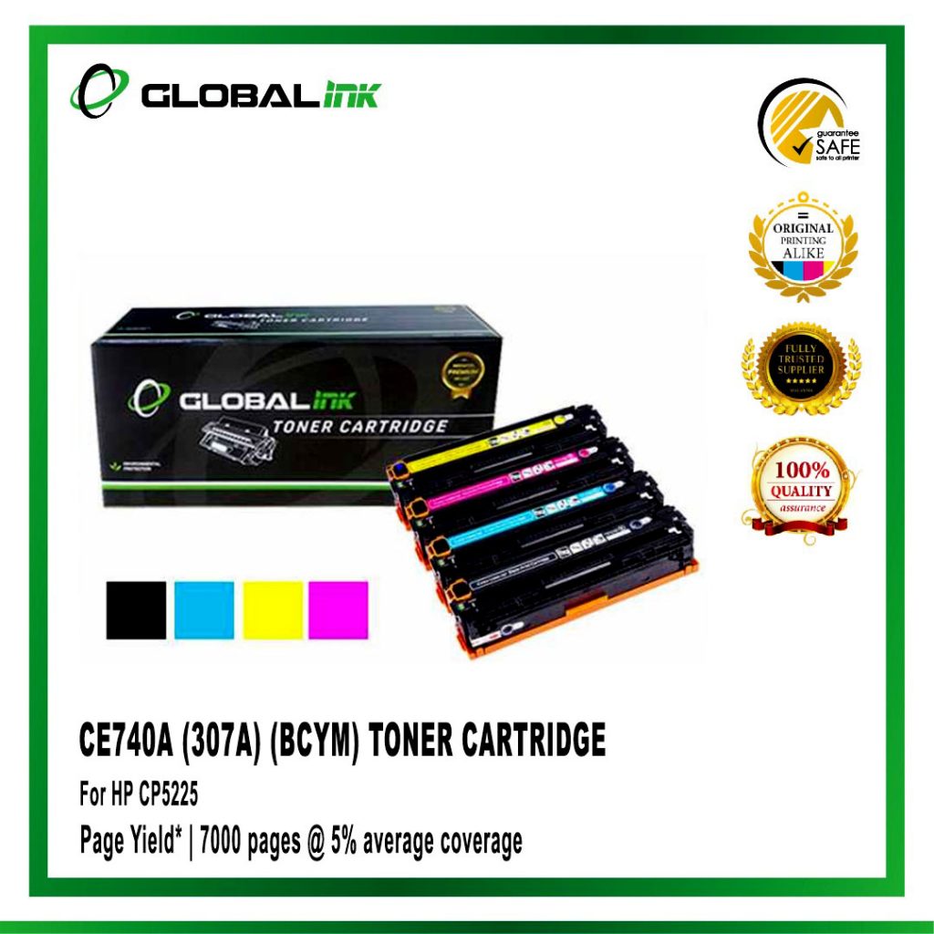 HP CE740A / CE741A / CE742A / CE743A / (307A) (BCYM) COMPATIBLE TONER ...