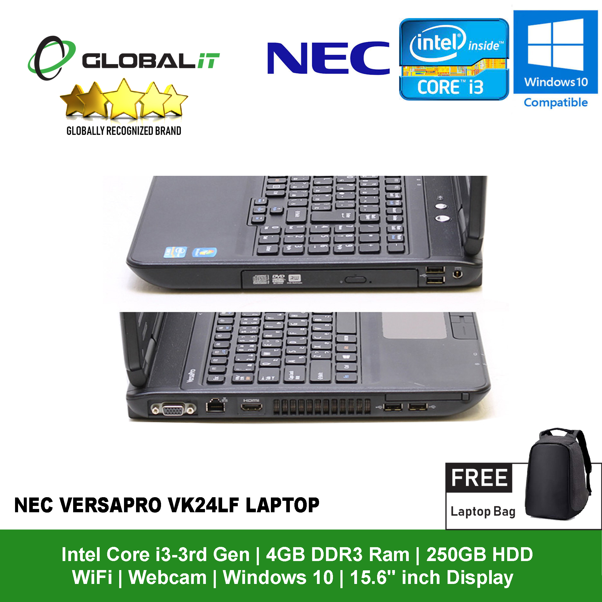 NEC VersaPro VK24LF i3-3rd 15.6