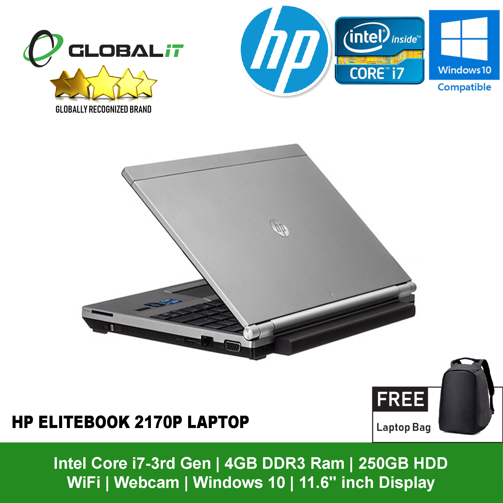 HP EliteBook 2170p i7 3rd 11.6