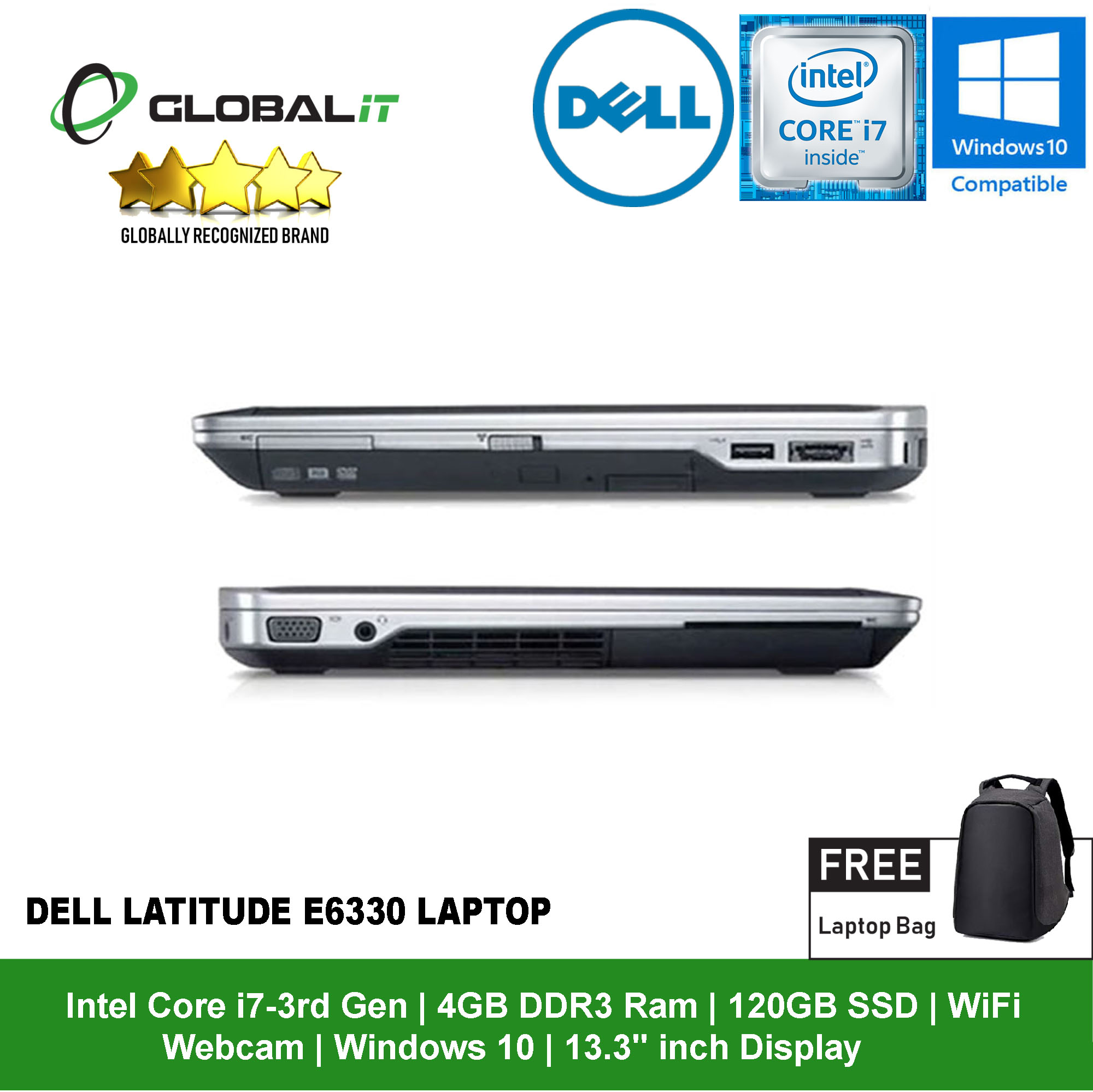 Dell Latitude E6330 Laptop Intel Core i7-3rd Gen 